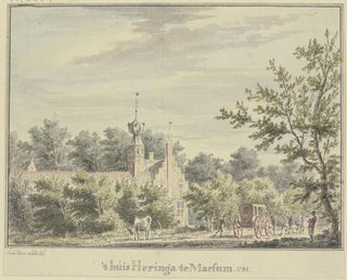 Maison Heringa à Marsum - Abraham de Haen le Jeune — näkymä teoksesta