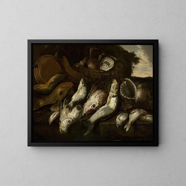 Kalo - Abraham van Beijeren — kehystetty taideteos seinällä