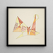 Abstraction basée sur des voiles III - David Kakabadz — kehystetty taideteos seinällä