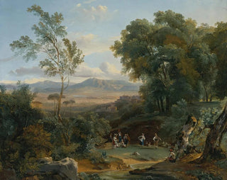 Achille Etna Michallon - Landscape With A View Of Frascati.webp