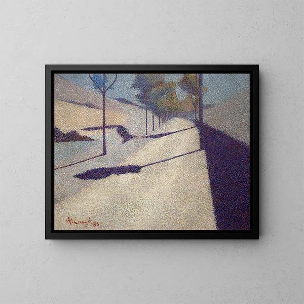 La route - Achille Laugé — kehystetty taideteos seinällä