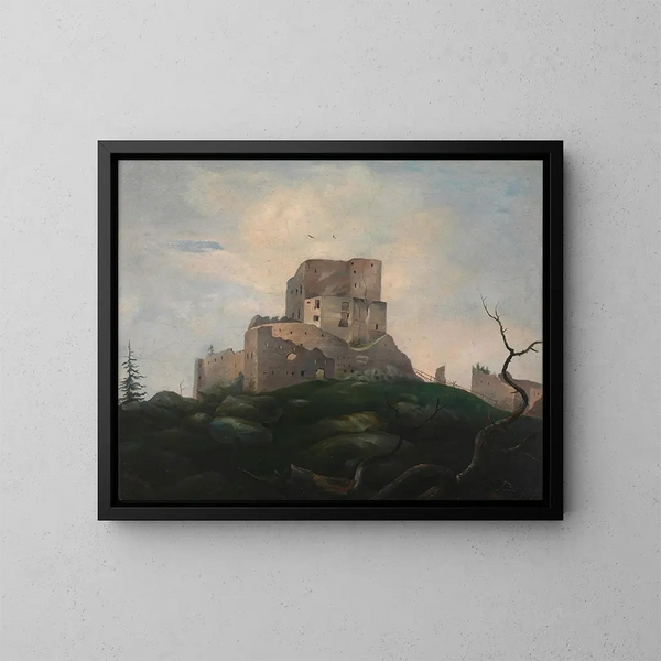 La ruine de Wittinghausen - Adalbert Stifter — kehystetty taideteos seinällä