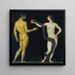 Adam ja Ève - Franz von Stuck — kehystetty taideteos seinällä