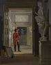 La Salle des Antiquités au Palais de Charlottenborg à Copenhague - Adam August Müller — näkymä teoksesta