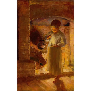 Adam Emory Albright - Fireside Candlelight.webp