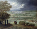 Le Château Neuf de Saint-Germain-en-Laye et les jardins vus de la rive droite de la Seine - Adam Frans van der Meulen — näkymä teoksesta