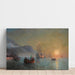 Maalauksen jäljennös Hyvästi ennen kuin hän lähtee matkalleen Port Palosissa Espanjassa - Ivan Konstantinovich Aivazovsky