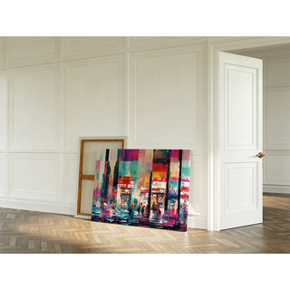Tableau Abstrait - Pièces du futur