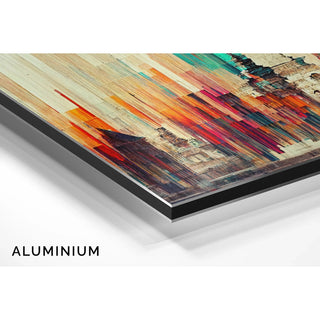 Tableau abstrait - Fusion Urbaine Chromatique