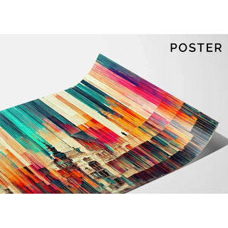 Tableau abstrait - Fusion Urbaine Chromatique