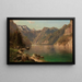 Königssee-maalaus - Adolf Chwala — kehystetty taideteos seinällä