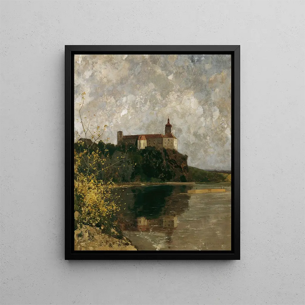 Château de Persenbeug - Adolf Ditscheiner — kehystetty taideteos seinällä