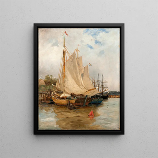 Adolf Fredrik Nordling - In the Harbour.webp