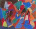 Figure dans un paysage - Adolf Hölzel — näkymä teoksesta