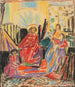 Motif religieux - Adolf Hölzel — näkymä teoksesta