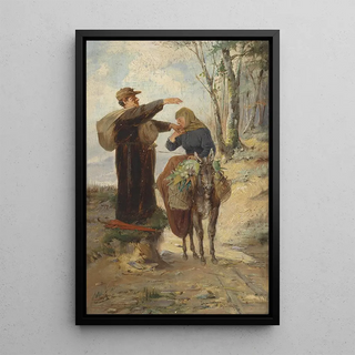 Adolf Humborg - Begegnung auf der Landstrae.webp