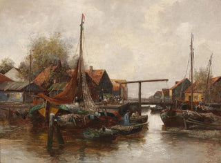 Adolf Kaufmann - In The Harbour.webp