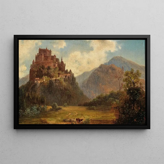 Adolf Obermllner - View of Burg Hochosterwitz Carinthia.webp