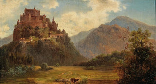 Adolf Obermllner - View of Burg Hochosterwitz Carinthia.webp