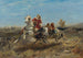 La Chasse - Adolf Schreyer — näkymä teoksesta