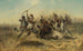 La charge (Konfliktitilanne) - Adolf Schreyer — näkymä teoksesta