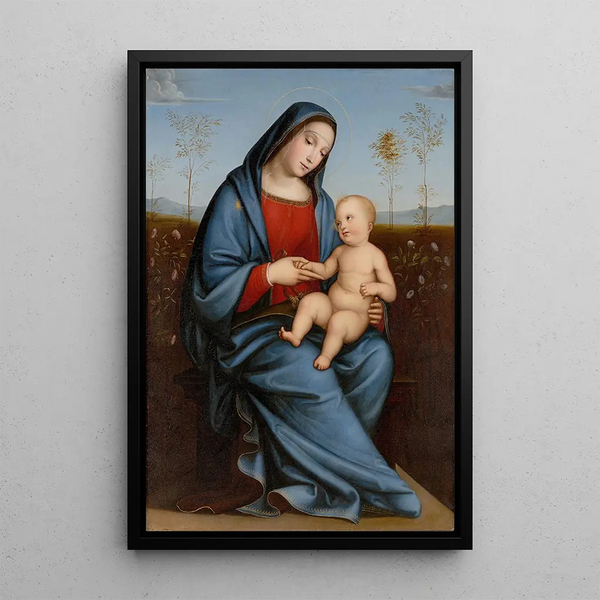 Adolf Senff - Maria and Child after Francesco Francia.webp