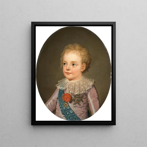 Crownprince Le Dauphin Louis-Joseph-Xavier-François of France 1781-1789 - Adolf Ulrik Wertmüller — kehystetty taideteos seinällä