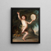Cupidon kuten Bacchus - Adolf Ulrik Wertmüller — kehystetty taideteos seinällä