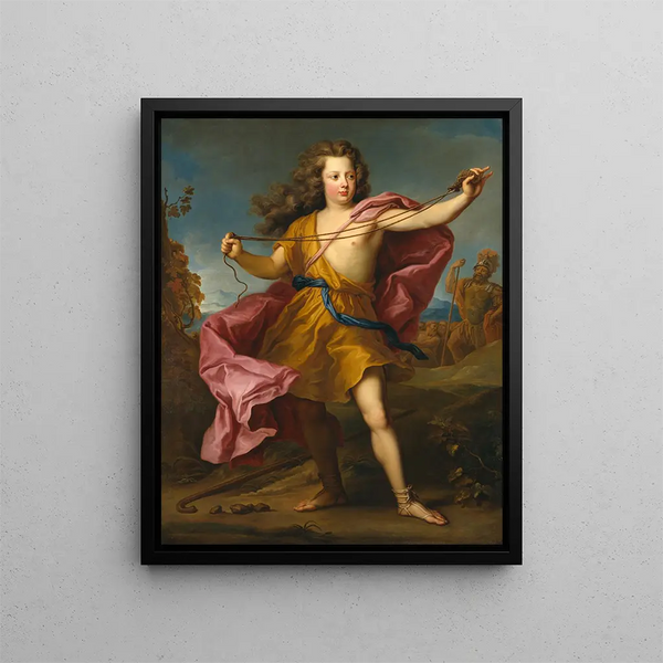Frédéric-Guillaume Ier 1688-1740 Preussin kuningas - Adolf Ulrik Wertmüller — kehystetty taideteos seinällä