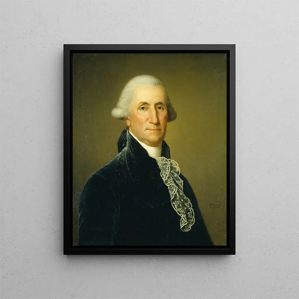 George Washington - Adolf Ulrik Wertmüller — kehystetty taideteos seinällä