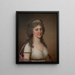 Hedvig Elisabet Charlotte 1759-1818 Ruotsin kuningatar - Adolf Ulrik Wertmüller — kehystetty taideteos seinällä