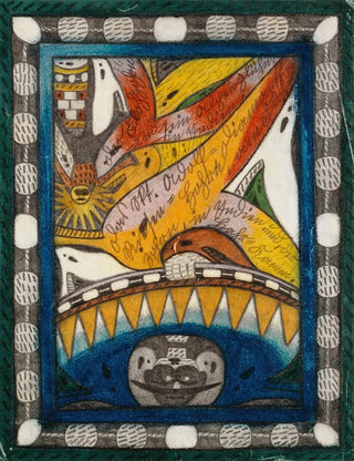 Adolf Wlfli - Das Skt AdolfDiamanttRiesenHohrn am Flohzohrn in Indien und der HahrKamm.webp