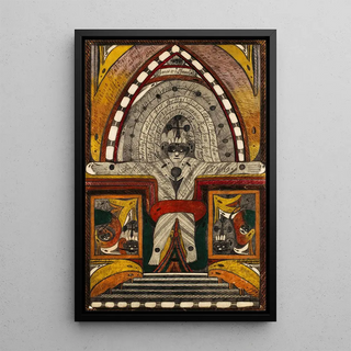 Adolf Wlfli - Die Kreuzigung meiner Wenigkeit auf der BiskayaHavenInsel im stillen Ozean im SphtSommer 1876.webp