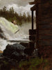 Une cascade - Adolph Tidemand — näkymä teoksesta