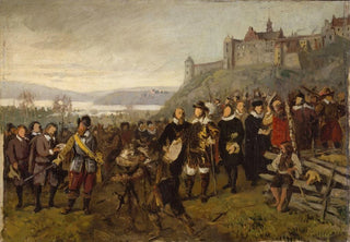 Adolph Tidemand - Christian IV founding Christiania Sketch.webp