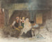 Perheryhmä maatilalla - Adolph Tidemand — näkymä teoksesta