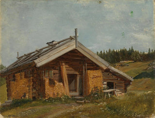 Adolph Tidemand - Farmhouse at Bolkesj.webp