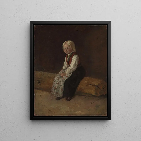 Adolph Tidemand - Portrait of Sella Larsdatter Vikr.webp