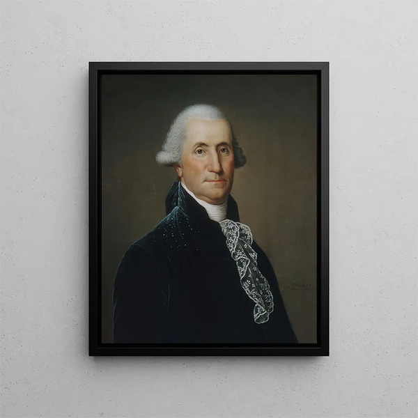 George Washington - Adolph Ulrich Wertmüller — kehystetty taideteos seinällä