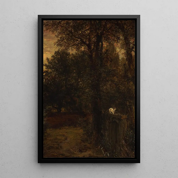Maalauksen jäljennös Maisemamaalaus - Adolph von Menzel