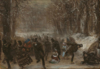Adolph von Menzel - Schlittschuhlufer.webp