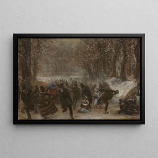 Adolph von Menzel - Schlittschuhlufer.webp