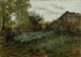 Takapuutarha - Adolph von Menzel — näkymä teoksesta
