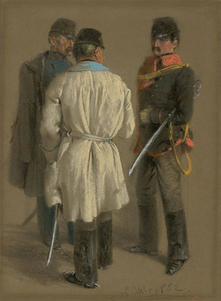 Adolph von Menzel - sterreichische Offiziere.webp