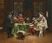 Sisätiloissa troubadoursien kanssa - Adolphe Alexandre Lesrel — näkymä teoksesta