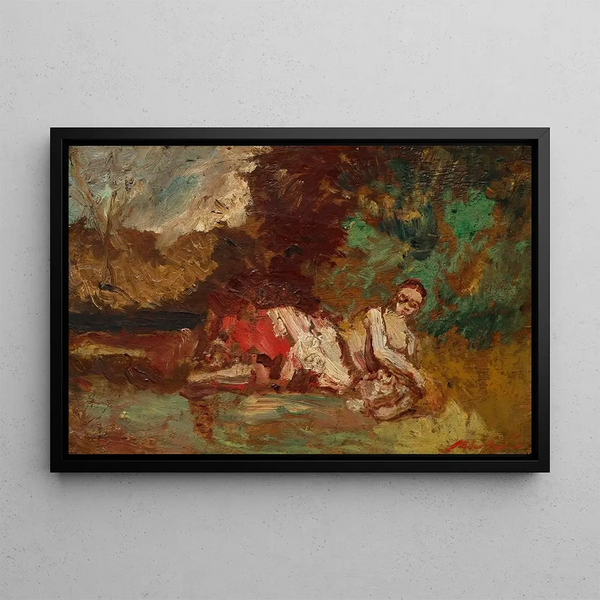 Adolphe Monticelli - Femme allonge.webp
