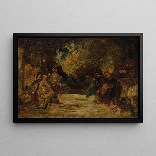 Adolphe Monticelli - Figures on a Terrace.webp