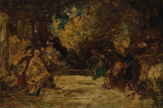 Adolphe Monticelli - Figures on a Terrace.webp