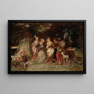 Adolphe Monticelli - Garden Scene.webp