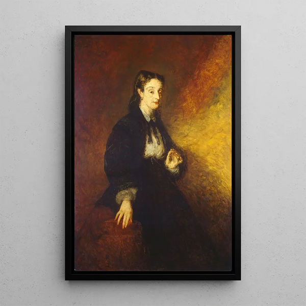 Maalauksen jäljennös Madame Cahen - Adolphe Monticelli
